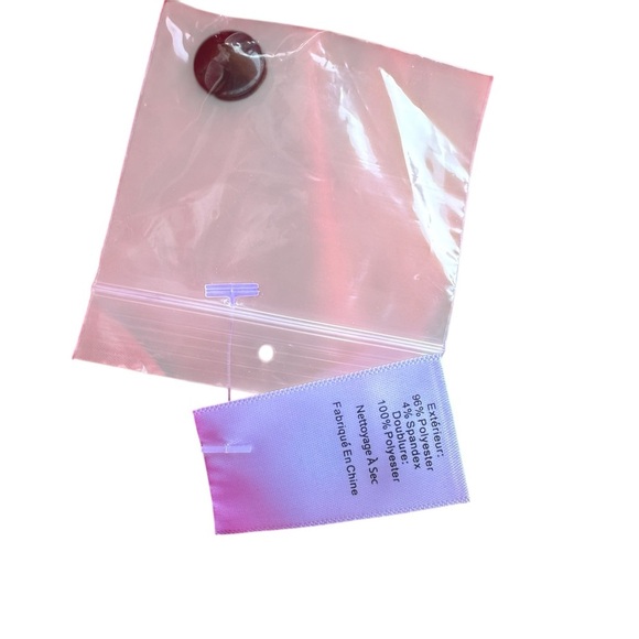 Talbots Red Paisley Pencil A Line Skirt W/ Side Button Detail Lined SZ 6P NWT - Picture 6 of 6